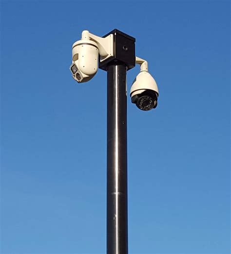 pole security cameras.